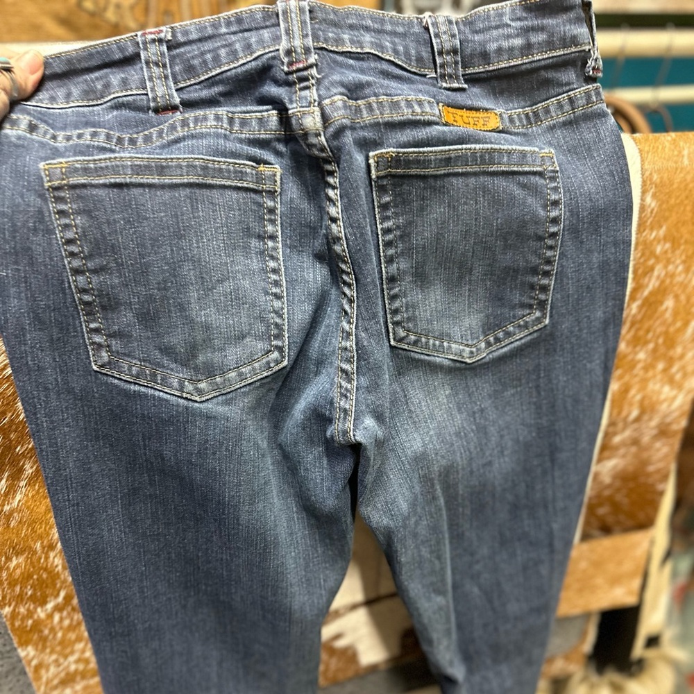 Cowgirl Tuff Straight Leg Blue Jeans